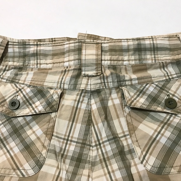 PIPER & BLUE | Cargo Shorts, Plaid - 11 - Picture 3 of 7